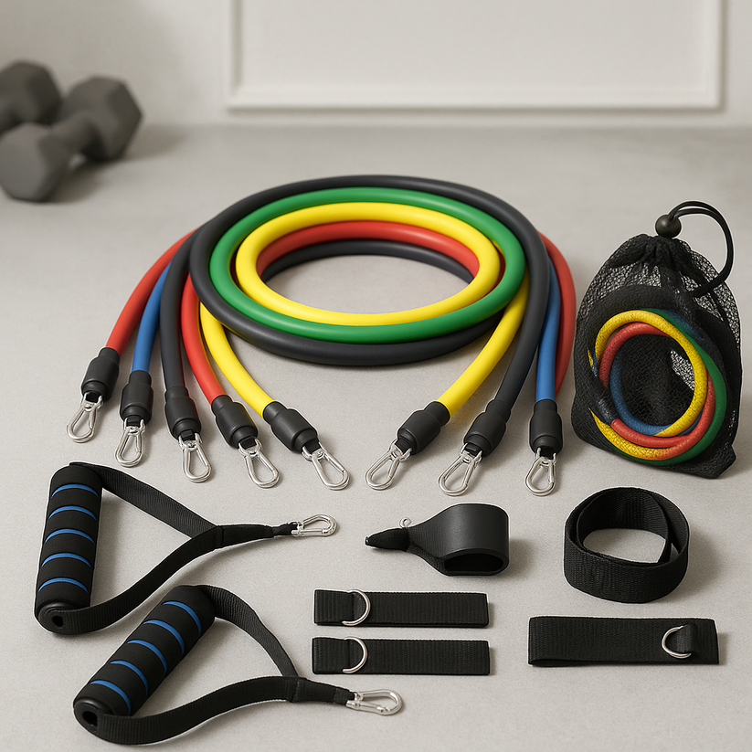Elite Resistance Bands - Ten Piece Strength Training Kit