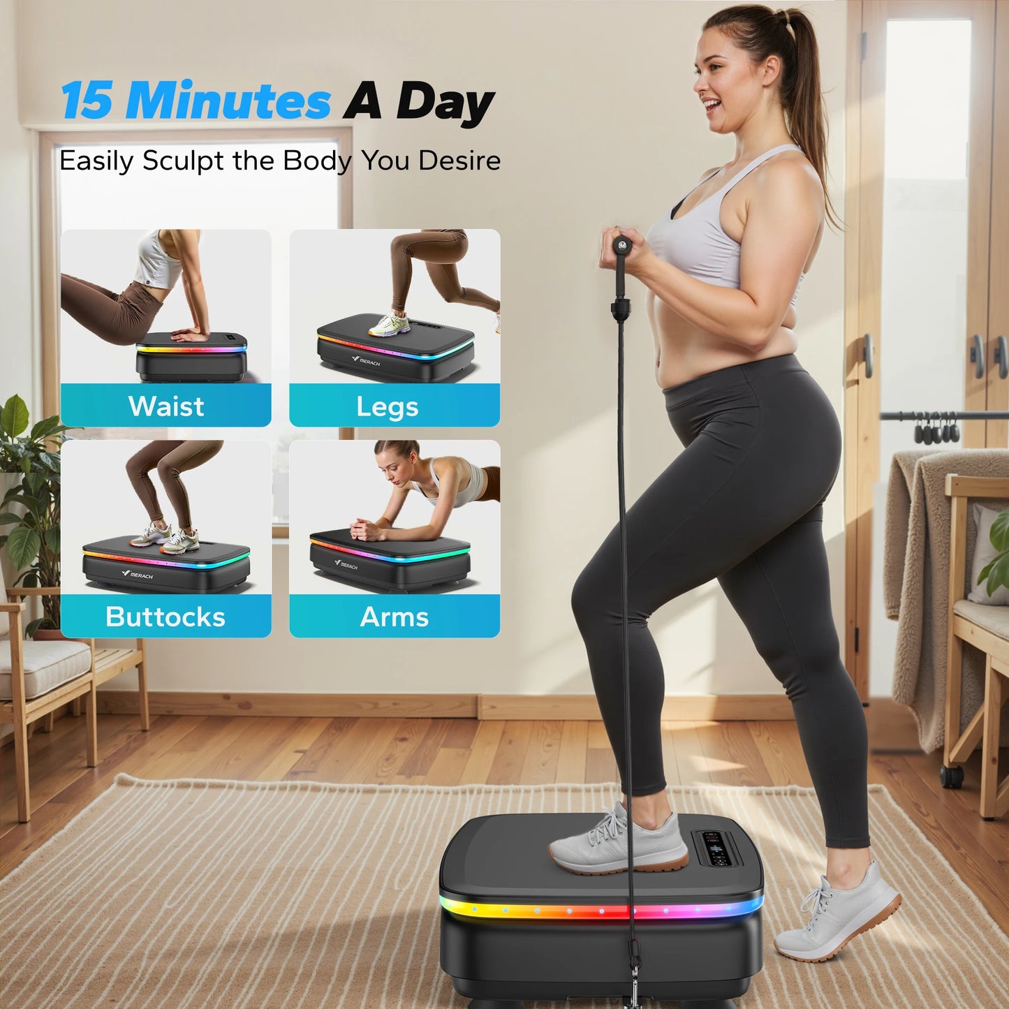 Glow Vibration Plate – Lymphatic Drainage & Full Body Workout