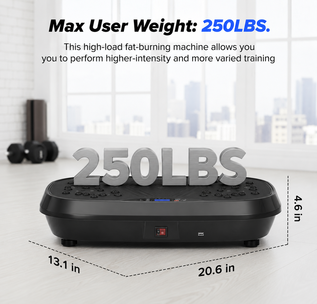 Basic Vibration Plate – Burn Fat, Tone Your Body & Feel Energized — In Just 10 Minutes a Day