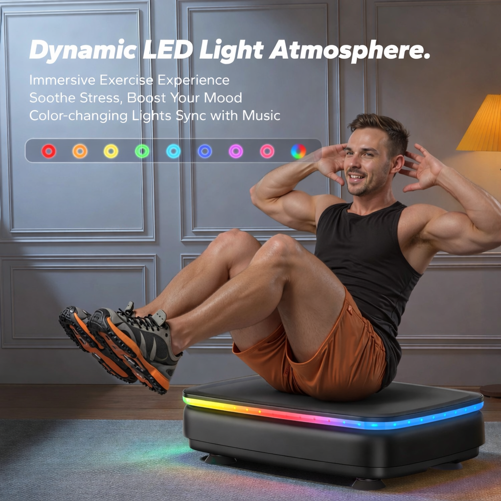 Glow Vibration Plate – Lymphatic Drainage & Full Body Workout