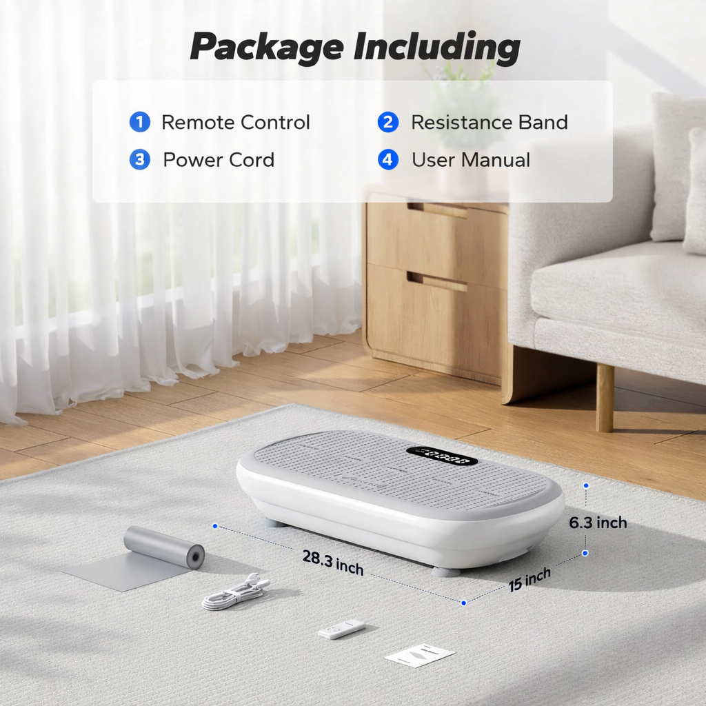 Elite XL Vibration Plate – Lymphatic Drainage & Full Body Workout