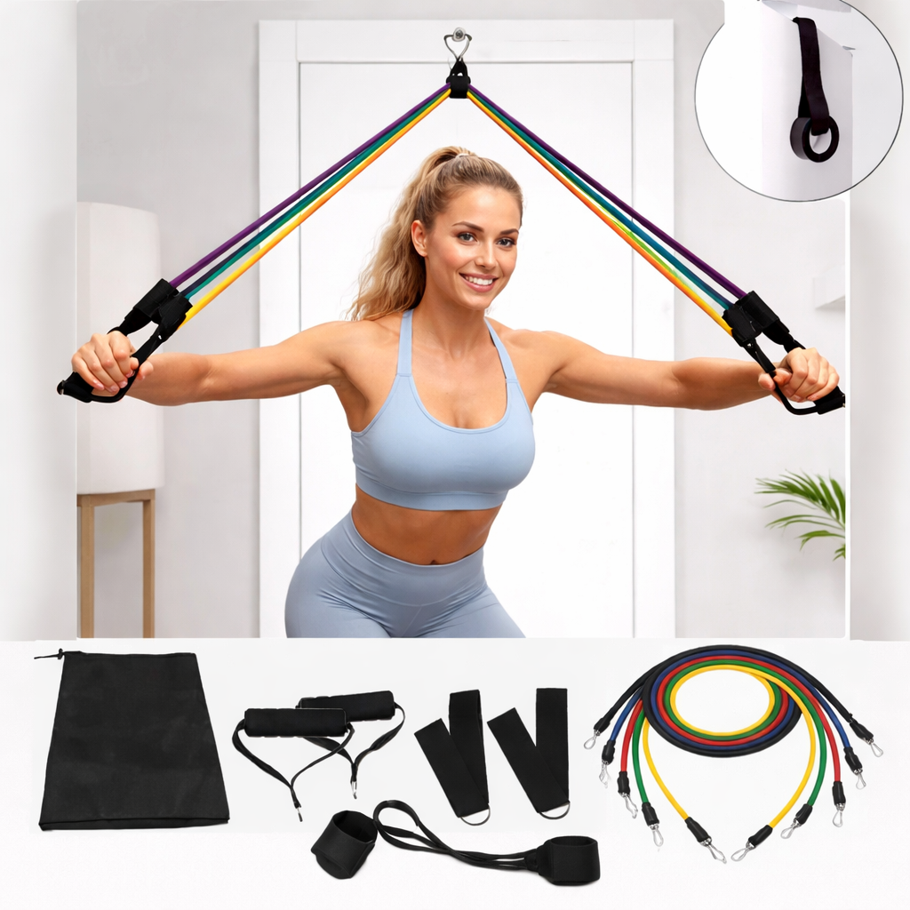 Elite Resistance Bands - Ten Piece Strength Training Kit