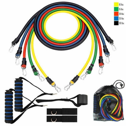Elite Resistance Bands - Ten Piece Strength Training Kit