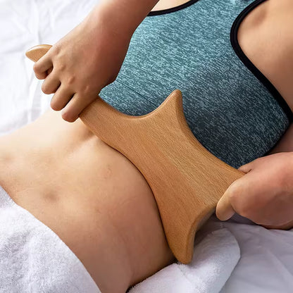 Wooden Lymphatic Drainage Six Piece Body Tool Set