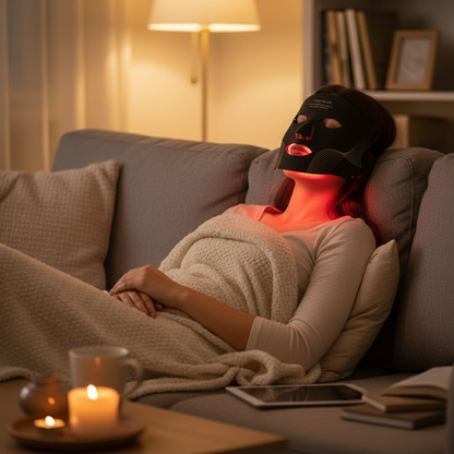 Infrared Red Light Therapy Mask for Face & Skin Rejuvenation